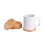 15289 Kit Porta-Copos Bambu 6 Peças - Imagem 4
